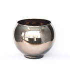 Vaso De Flores Bronze Espelhado Redondo 13 Cm | Formosinha